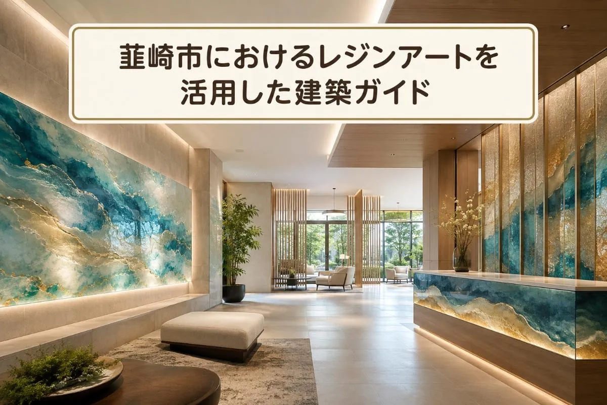 韮崎市におけるレジンアートを活用した建築ガイド